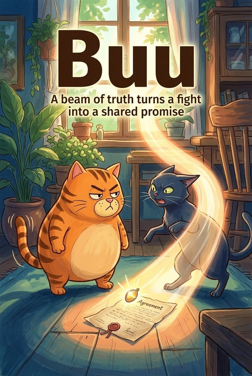 Buu personalised book cover