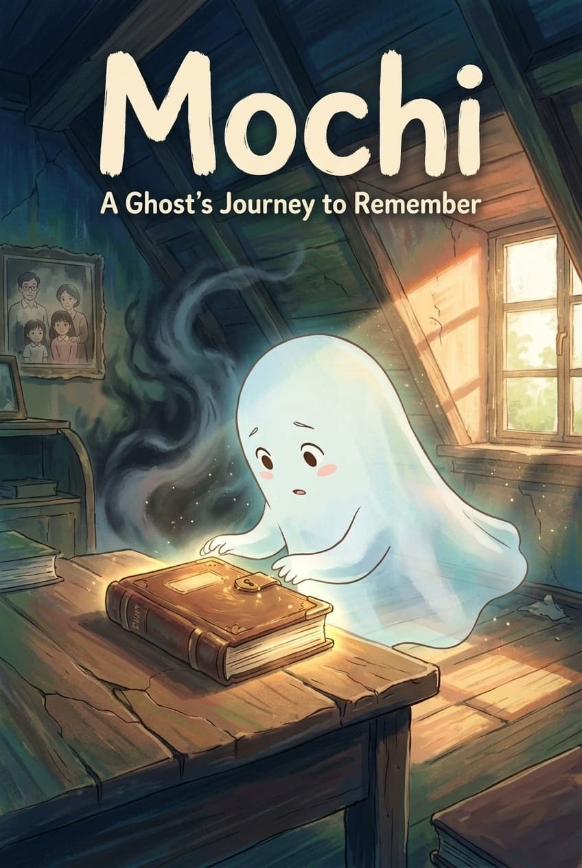 Mochi personalised book cover